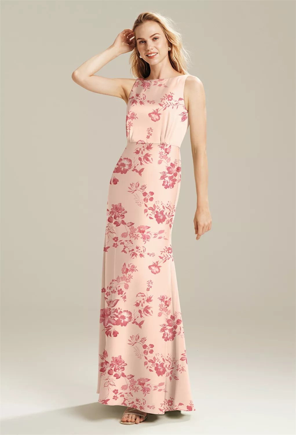 AW Giselle Pink Cherry Blossom  Fall Wedding Guest Dresses